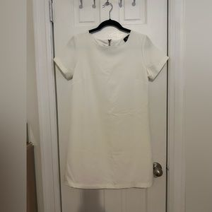 Lulus White Tshirt Dress; Size Small
